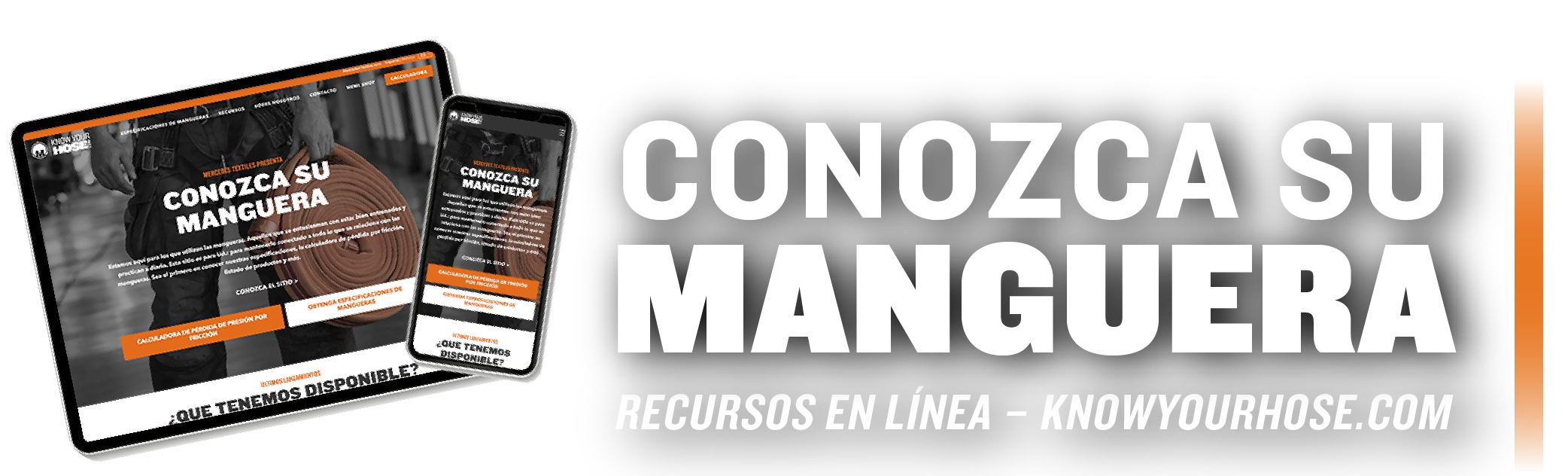 Conozca su manguera: visite nuestro centro de recursos en línea para conocer las especificaciones de las mangueras, la calculadora de pérdida de fricción y los recursos.
